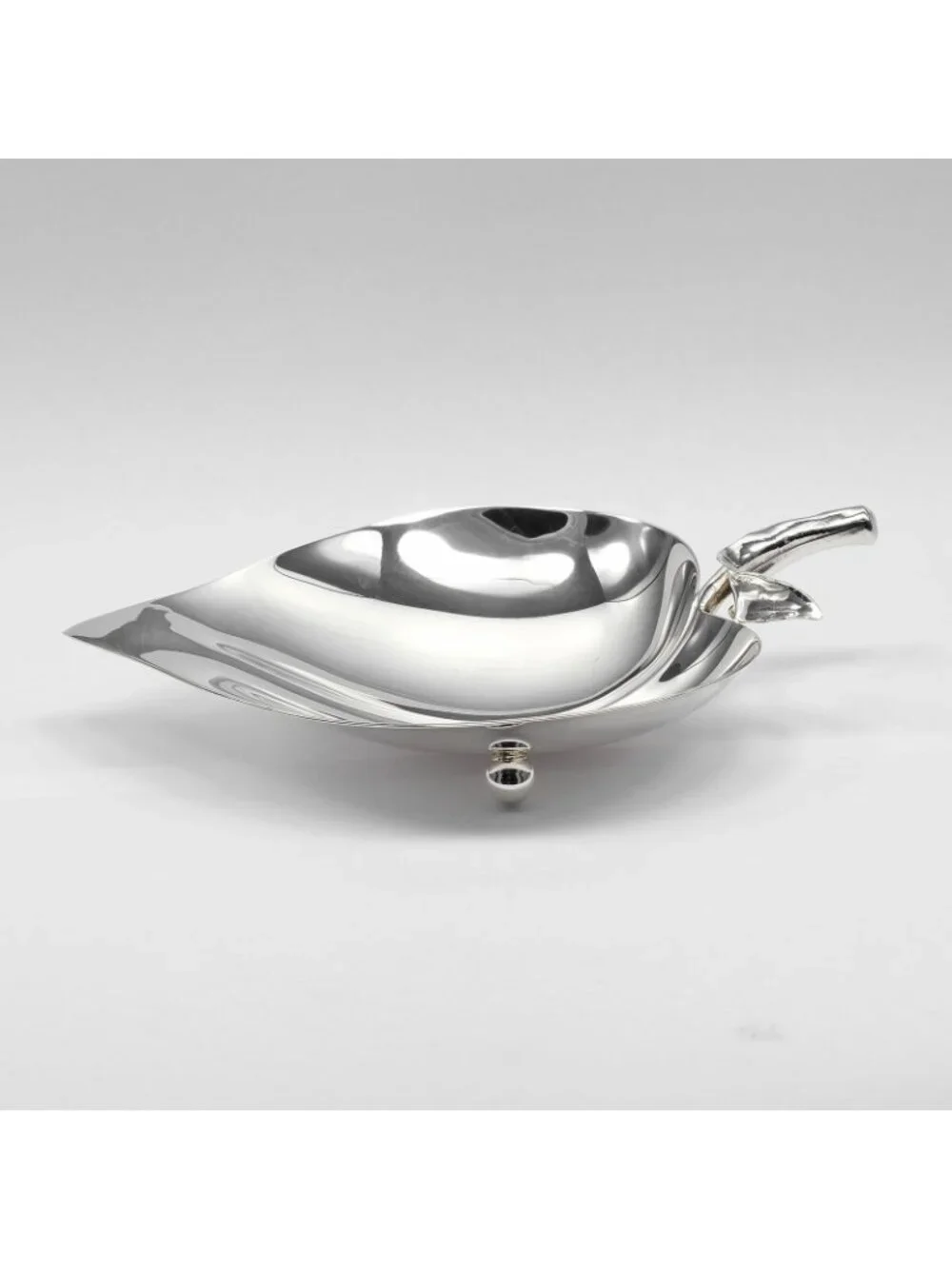 Tiffany & Co Leaf Tray Vintage 925 Sterling Silver Case